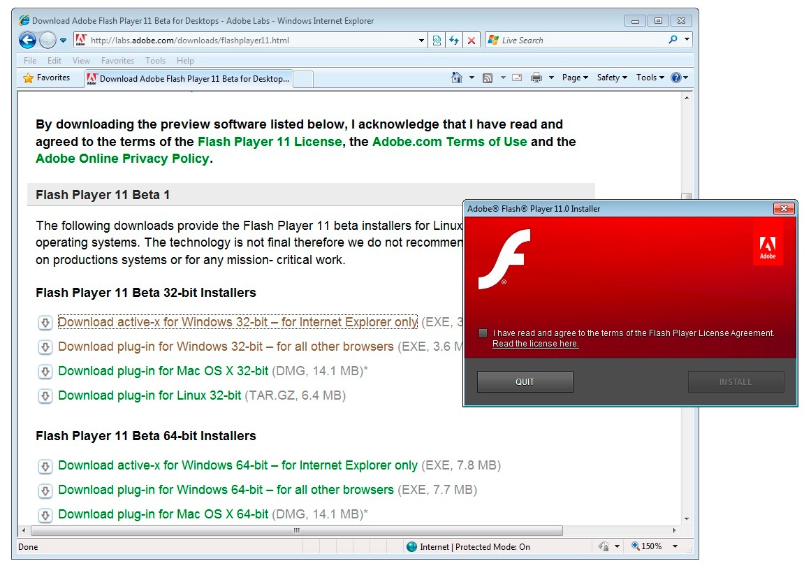 Adobe Flash Player For Mac Version 11